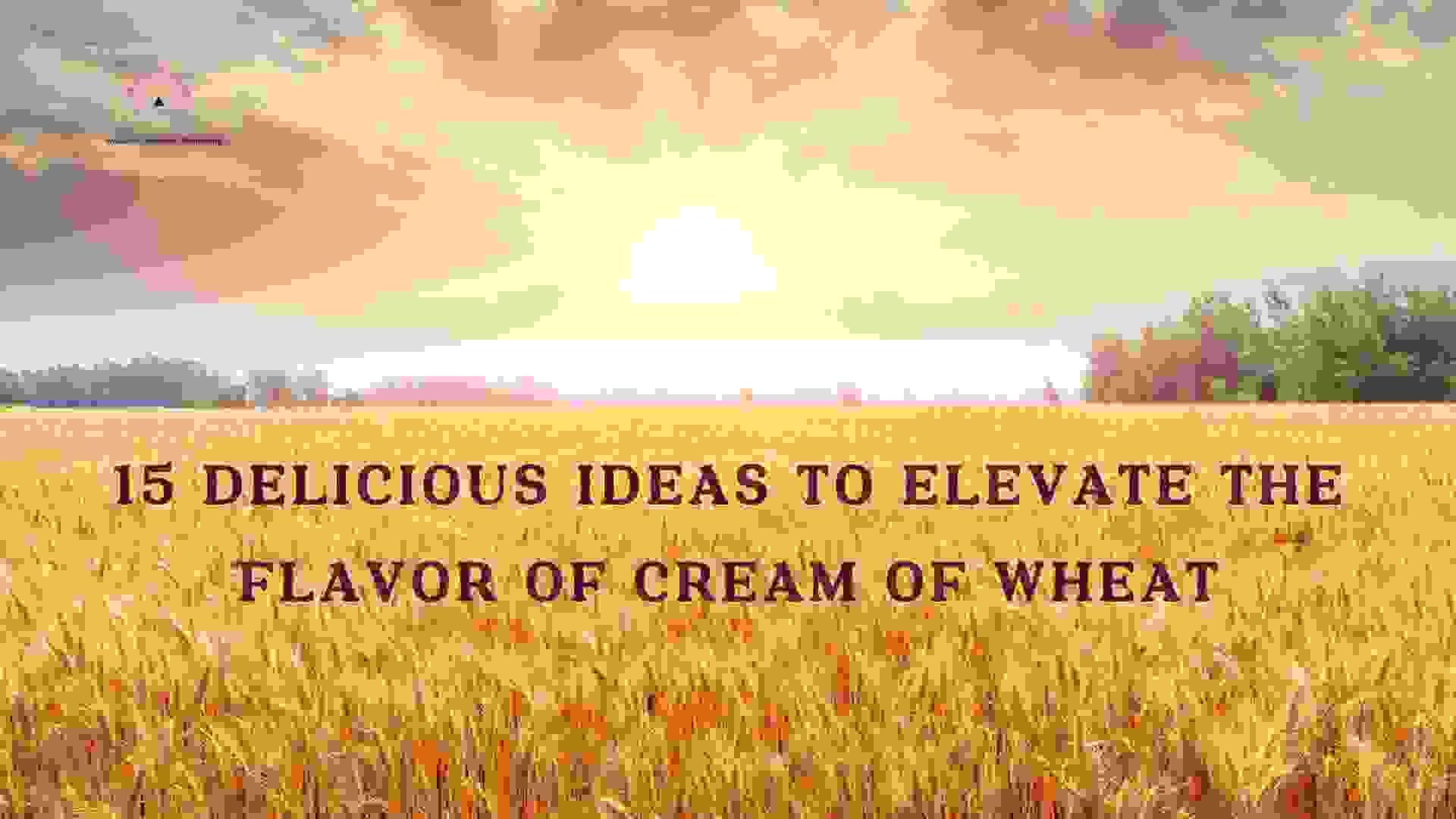 You are currently viewing 15 Delicious Ideas to Elevate the Flavor of Cream of Wheat