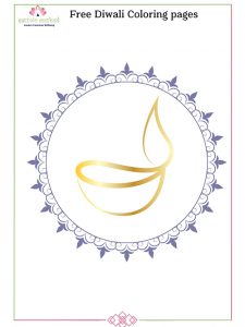 Free Diwali Coloring pages