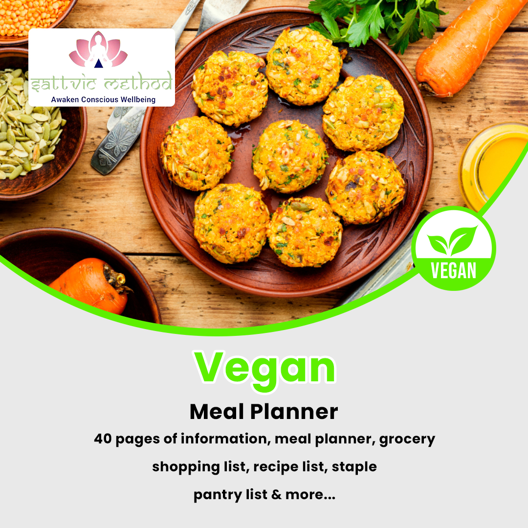 Vegan Meal Planner - The Sattvic Method Company