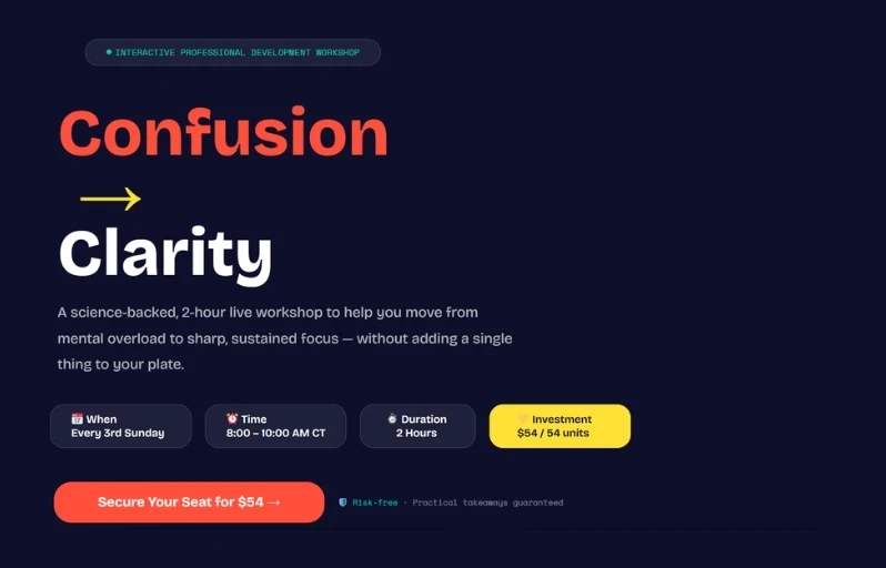 Confusion → Clarity