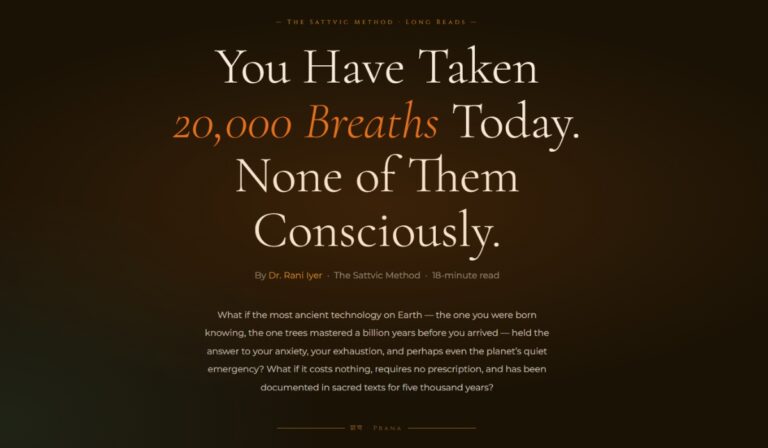 Pranayam Blog banner