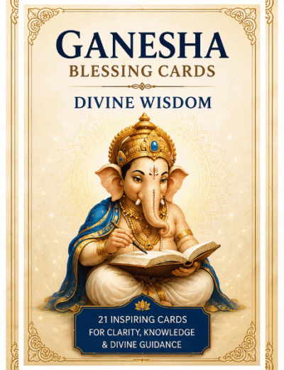 Ganesha Blessing Cards – Divine Wisdom 21 Cards