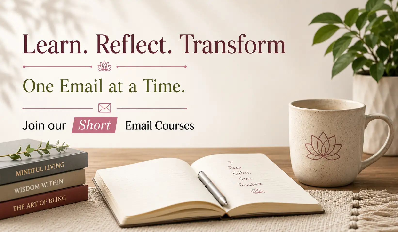 Learn. Reflect. Transform