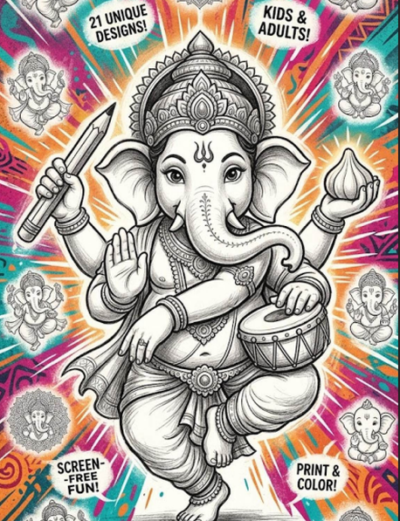 Ganesha Coloring Book