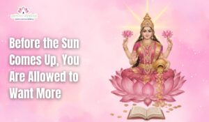 Read more about the article Before the Sun Comes Up, You Are Allowed to Want More
