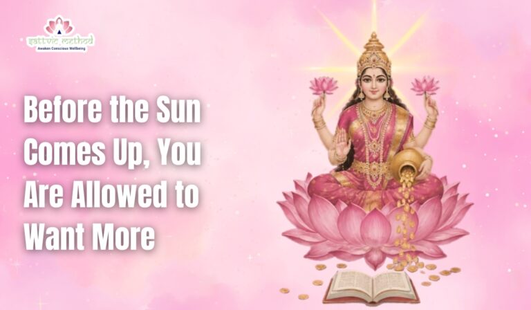 Before the Sun Comes Up, You Are Allowed to Want More